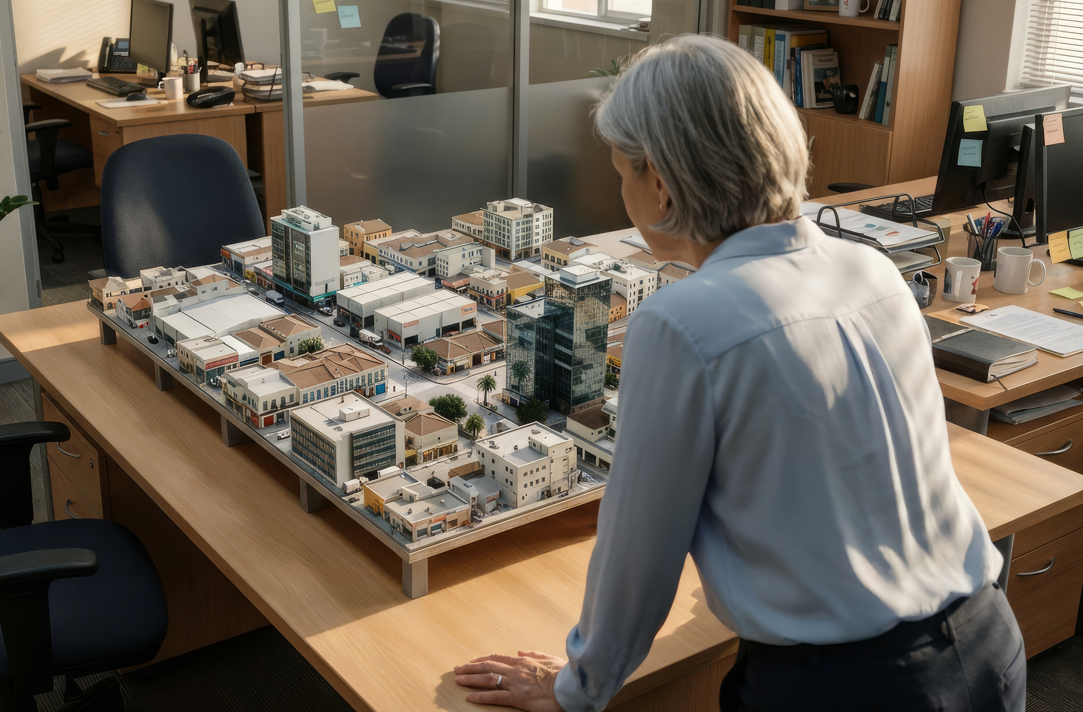 Cityscape of Hubii's smart distribution